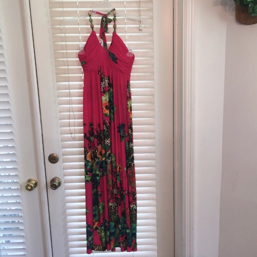 Silvergate Halter Maxi Long Dress Sz M